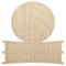 Volleyball and Net Unfinished Wood Shape Piece Cutout for DIY Craft Projects